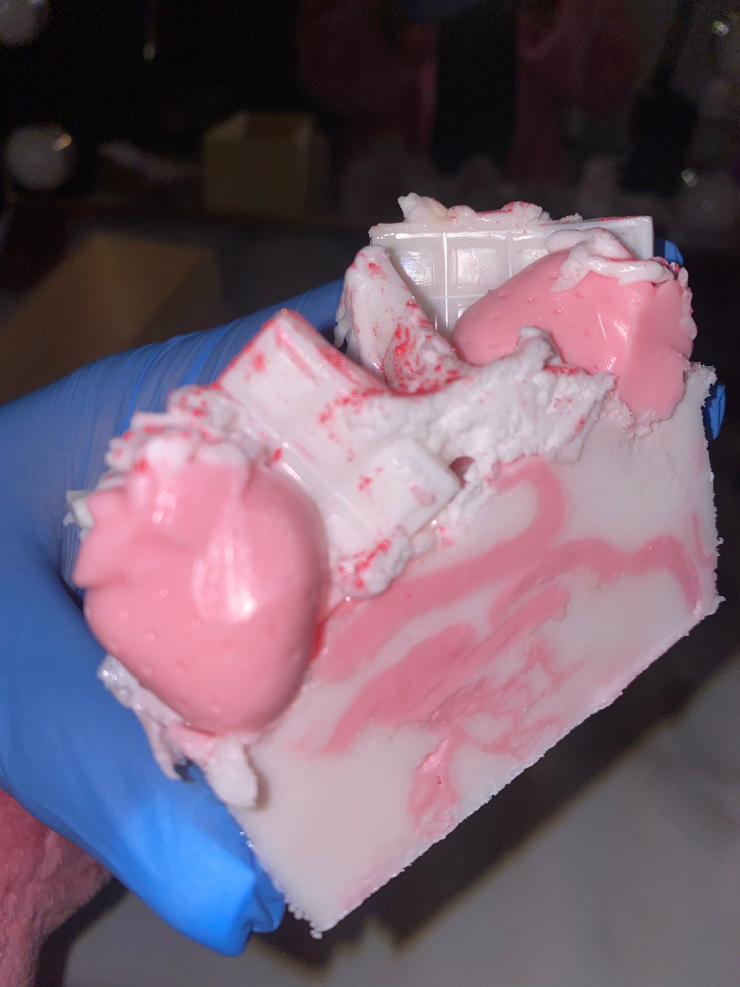 Strawberry milkshake body soap